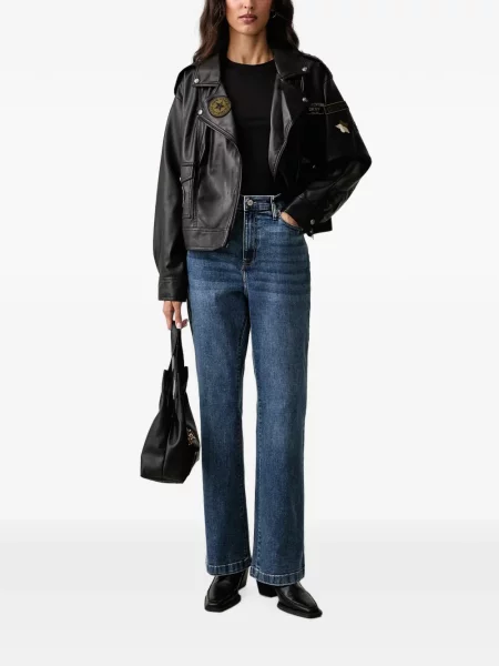 Geanta de piele Dkny negru