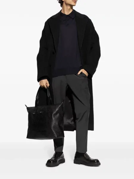 Polo Dolce & Gabbana de mătase albastru