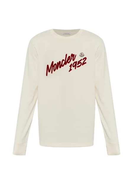 Lung tricou Moncler cu imagine