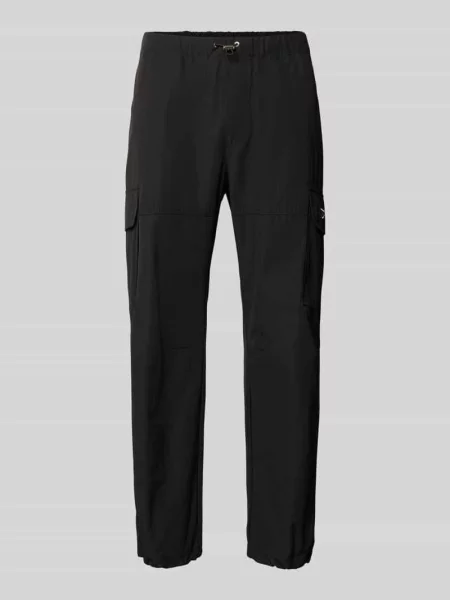 Spodnie w kroju regular fit z cargo model LOGAN' Antony Morato czarne