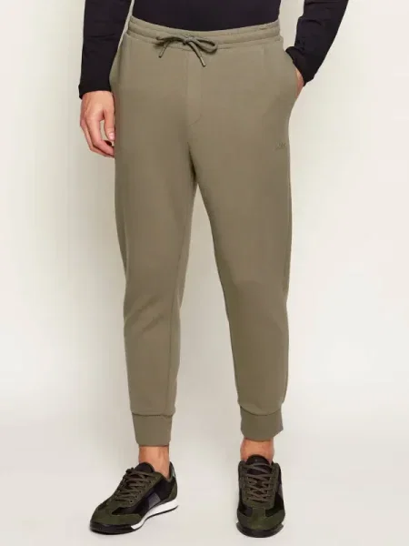 BOSS GREEN Pantaloni de trening Hadiko verde