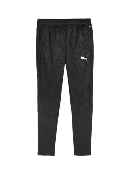 PUMA Pantaloni sport teamFINAL gri metalic / negru alb