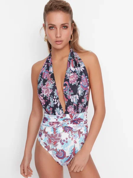 Costum de baie Trendyol roz