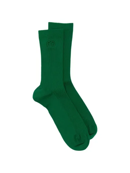 Șosete Maje cu broderie verde