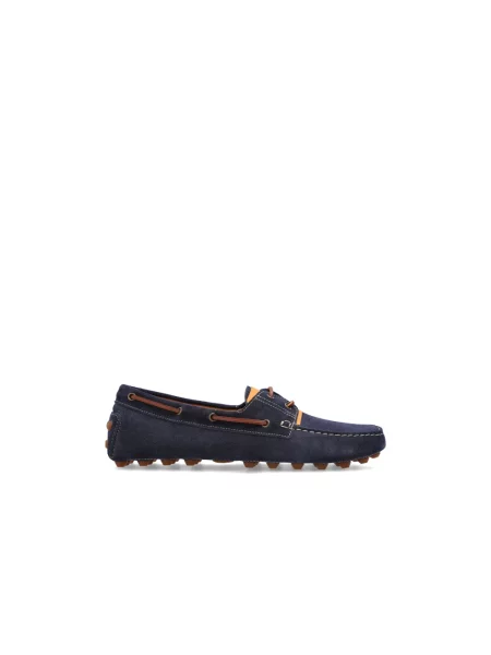 Półbuty Tod's zamszowe niebieskie