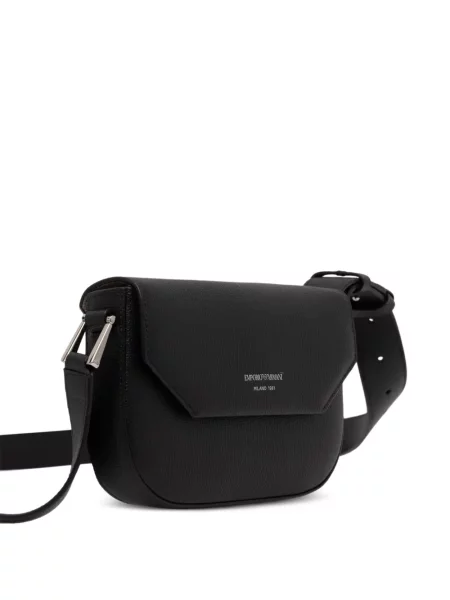 Geantă Emporio Armani din piele negru