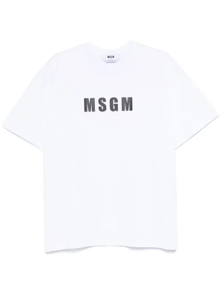 Tričko Msgm s potiskem bílé