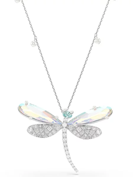 Palton Swarovski alb