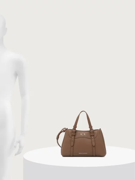 Кожаная сумка через плечо Armani Exchange