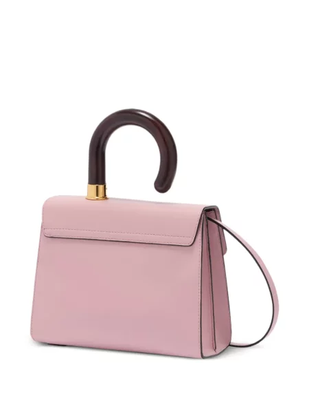 Geantă shopper Moschino din piele roz