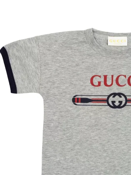 Koszulka dziecięca Gucci szara