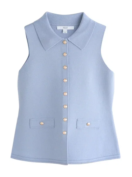 Next Vestă deschis albastru
