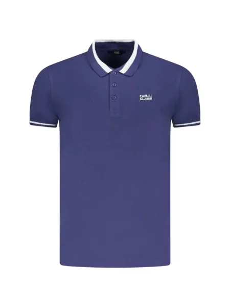 Tricou polo Cavalli Class albastru