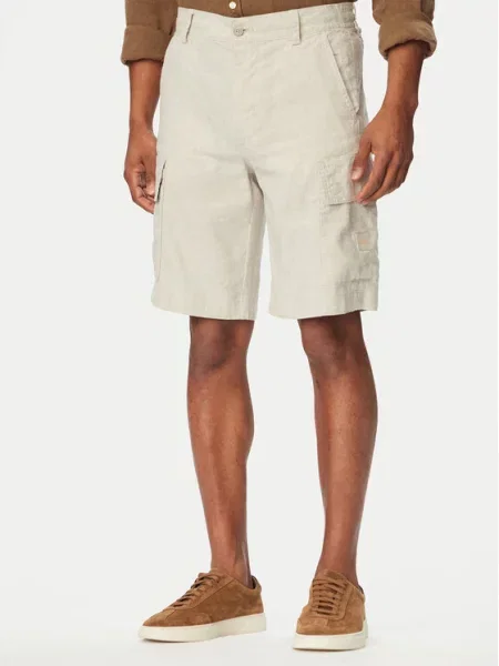 Pantaloni scurți Boss de in bej