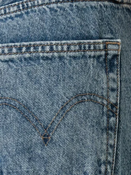Prugasti ruksak Levi's® visoki struk siva