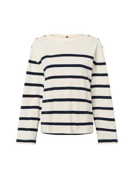 Tommy Hilfiger Bluza Kobiety biały|niebieski w paski S biały