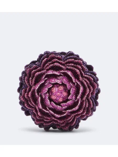 Geantă plic Judith Leiber Couture violet