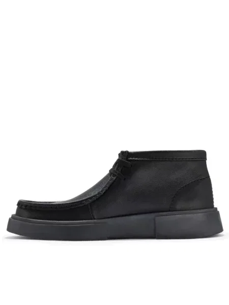 Botki Clarks skórzane czarne