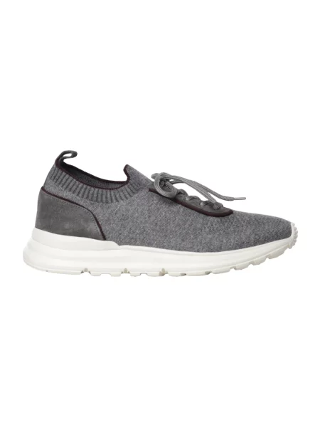 Sneakersy Eleventy wełniane szare
