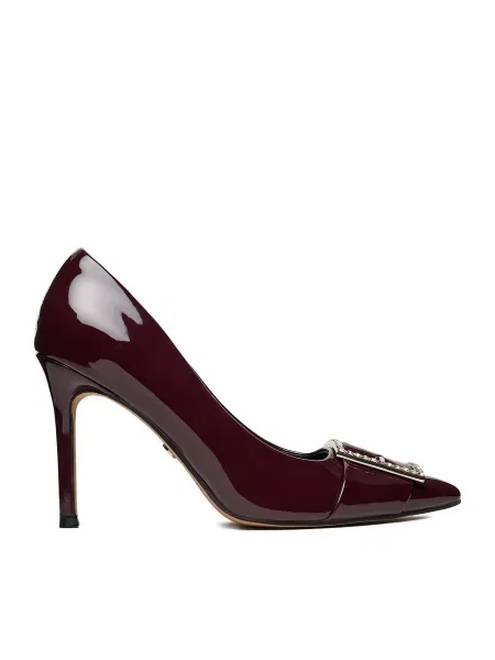 Pantofi cu subțire Nine West Vișiniu