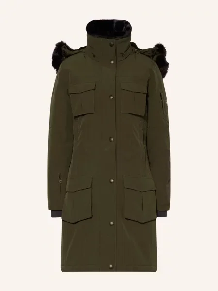 Wellensteyn Parka Schneezauber Ze Sztucznym Futrem I Izolacją Dupont™ Sorona® gruen khaki