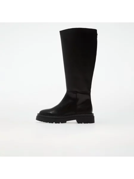 Sneakers Steve Madden Kaja-W Black Leather EUR 37 μαύρο