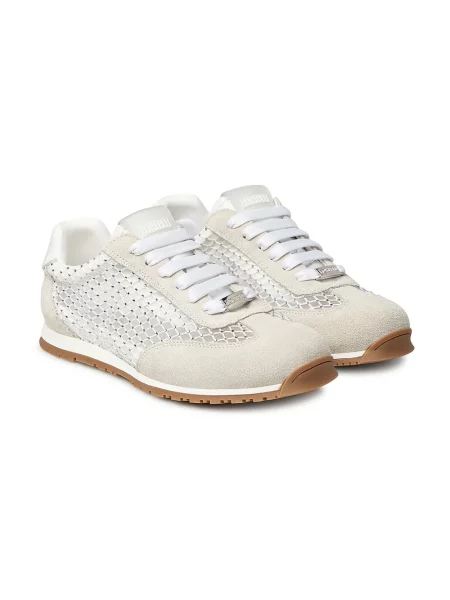 Sneakersy Loriblu zamszowe białe