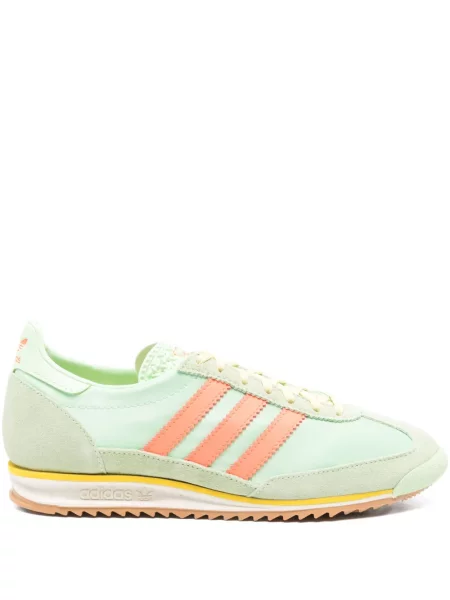 Sneakerși Adidas cu dungi verde