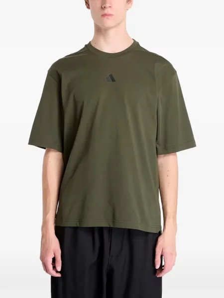 Prugasta majica Adidas crna