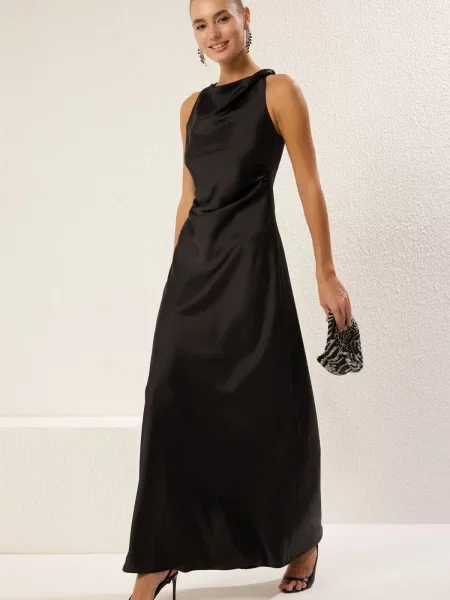 Rochie de seară Trendyol negru