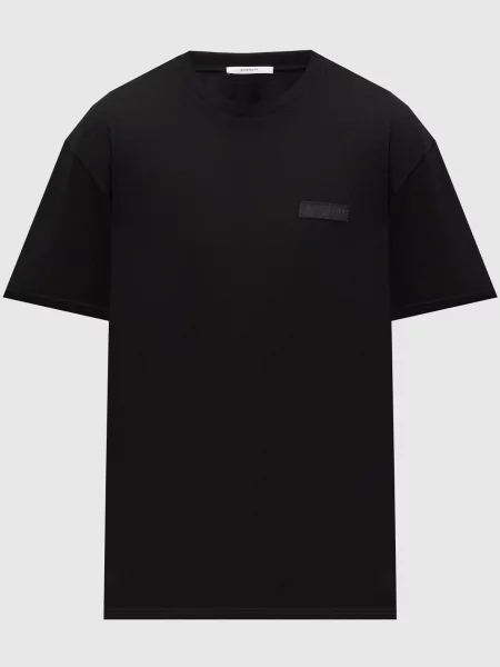 Футболка з нашивкою логотипа Givenchy чорна