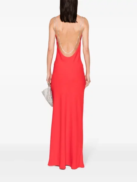 Rochie maxi Nissa de costum roșu