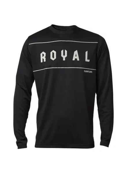 Koszulka z długim rękawem Royal Quantum czarna