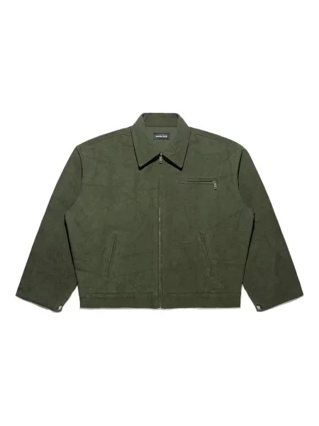 Kołnierzykowy kurtka Mainless zielona