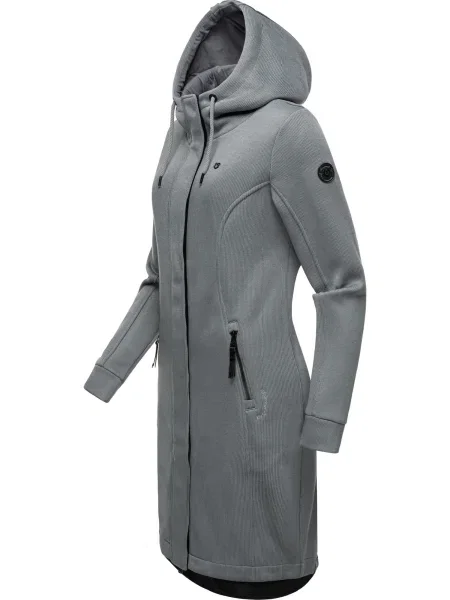 Ragwear Palton tricotat gri