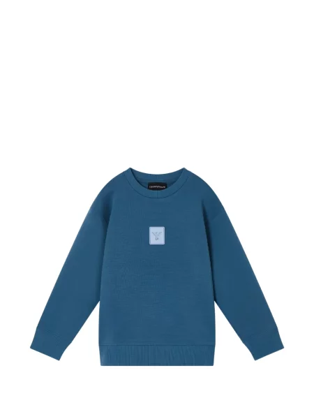 Bluza dziecięca Emporio Armani niebieska
