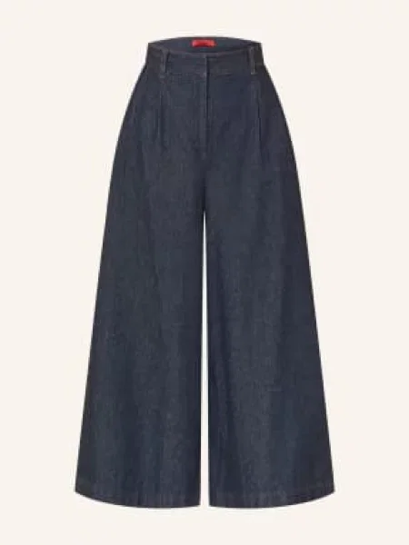Max & Co. Spodnie Jeansowe Typu Culotte Pontile blau