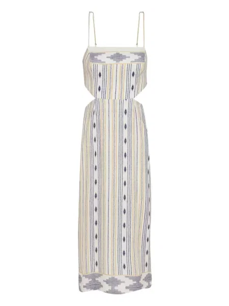Sukienka midi Lenny Niemeyer w paski biała