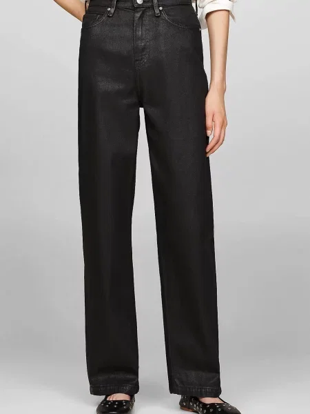 Прямі джинси Tommy Hilfiger чорні