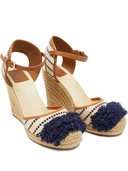 Espadrile Tory Burch din piele cu pană