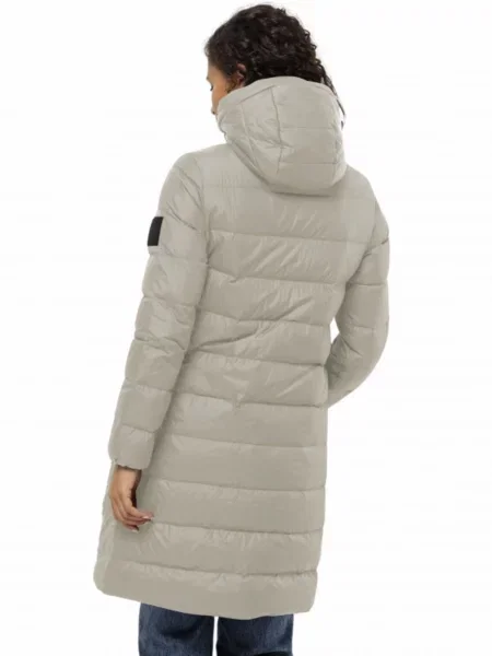 Пуховик Jack Wolfskin Lenauplatz бежевий