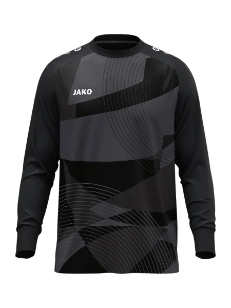 JAKO Tricou funcțional gri / gri închis / negru alb