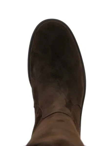 Botine Gianvito Rossi din piele de căprioară maro