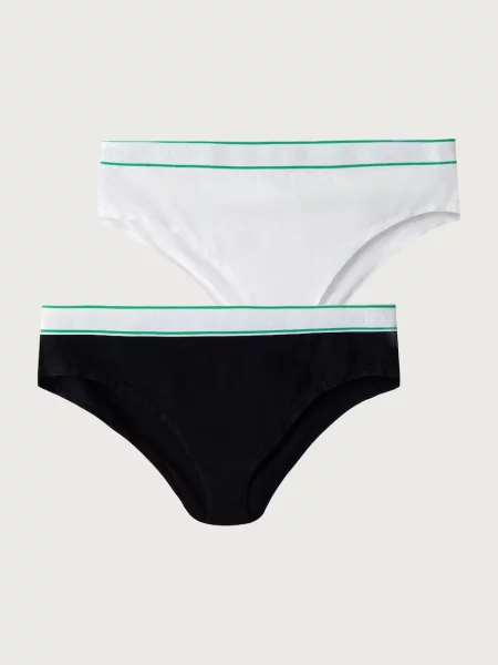 United Colors of Benetton nohavičky detské s elastanom biela
