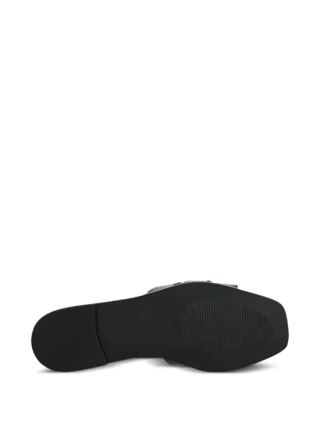 Sandale Twinset fără toc negru