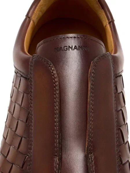 Sneakerși Magnanni din piele slip-on maro