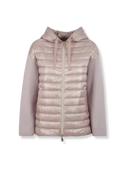 Kurtka z kapturem Herno z kapturem różowa