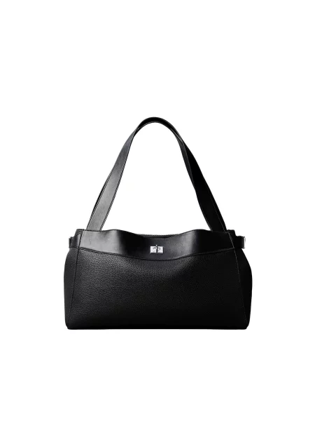 Calvin Klein Geantă Mix Media Work Tote negru