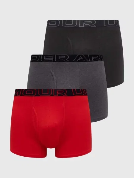 Under Armour boxerky 93 Perf Cotton červené