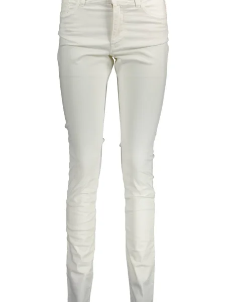 Pantaloni Gant alb